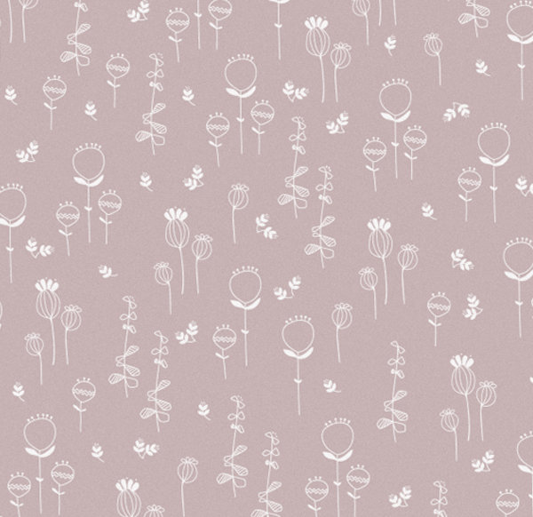 Wrapping Paper V13 - White Flowers
