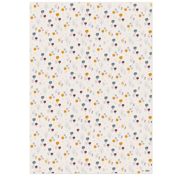 Wrapping Paper V14 - Colorful Flowers