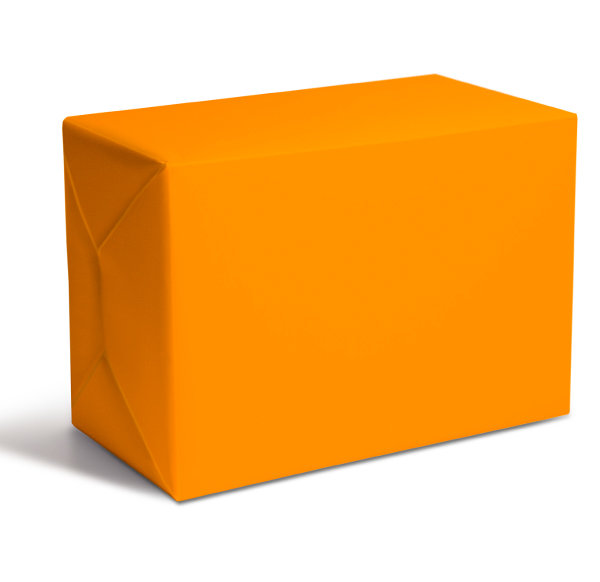 Geschenkpapier Neon - No.1 orange
