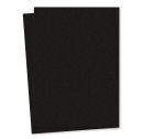 10 Blanko Karten A6 - schwarz