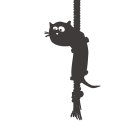 Wallsticker Cat & Rope