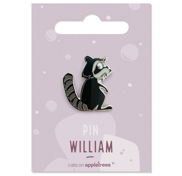 Pin William the Racoon