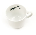Porcelain Mug - swimming racoon
