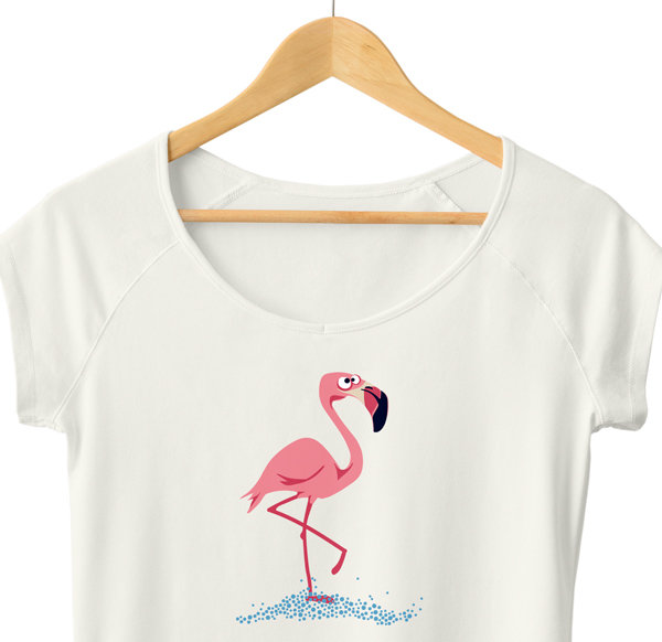 Plotterdatei Flamingo Heribért