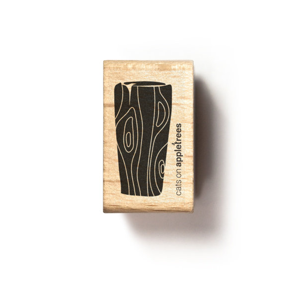 Stempel Holzpfahl 1 - klein