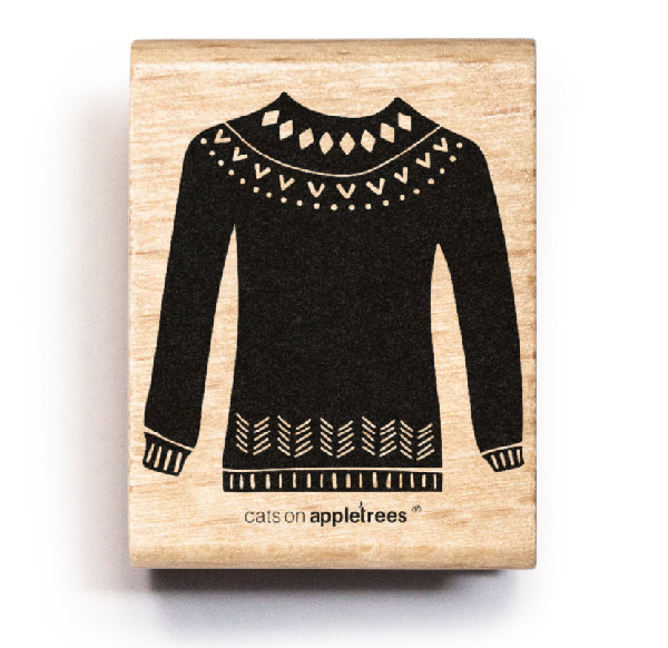 Stamp Knitted Sweater