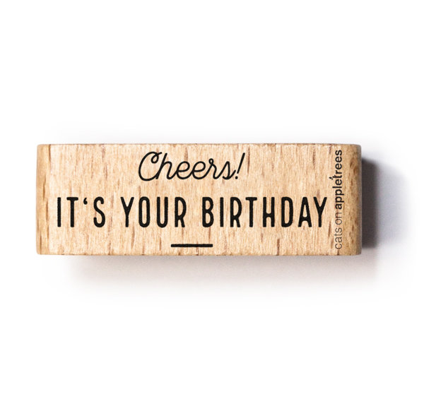 Stempel Cheers its your birthday