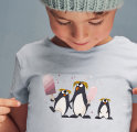 Bügelbild Pinguine & Eis