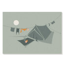 Postkarte Camping Dreams - Zelten