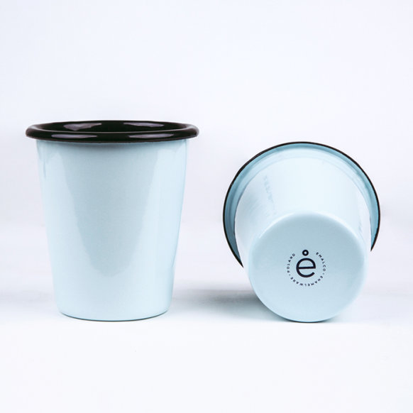 Emaille Becher - cool mint
