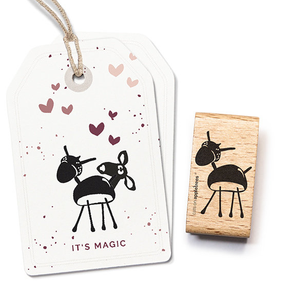 Stamp Chestnut Deer
