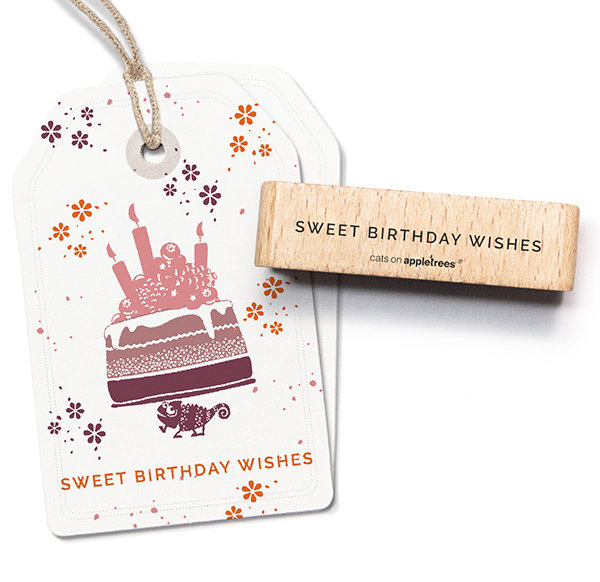 Stempel Sweet Birthday Wishes