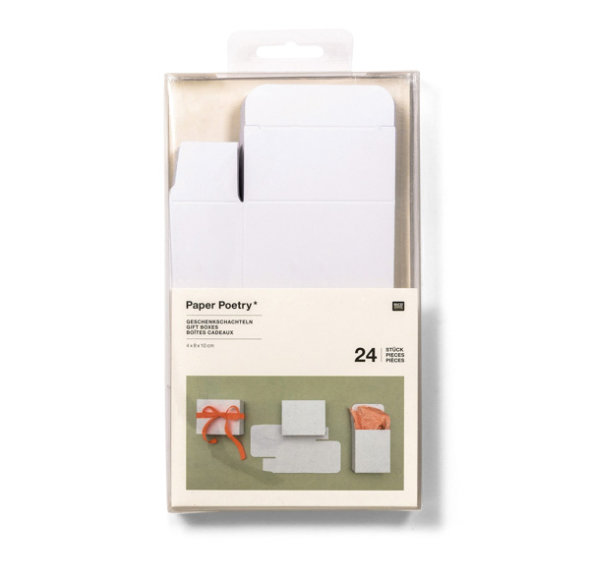 24 Paper Gift Boxes &ndash; Advent Calendar Boxes kraft paper