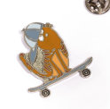 Pin Fritz & Skateboard