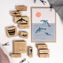 Stamp Dolphin Lene