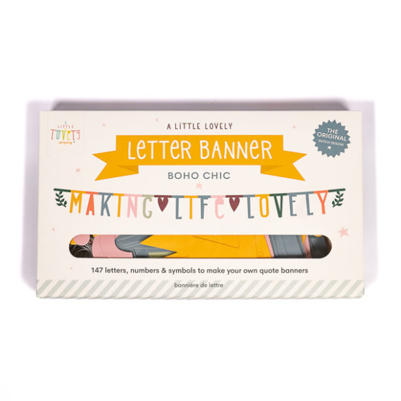 Letter Banner Buchstabenset