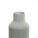 Vase Flasche - hellgrau - M