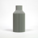 Vase Flasche - hellgrau - M