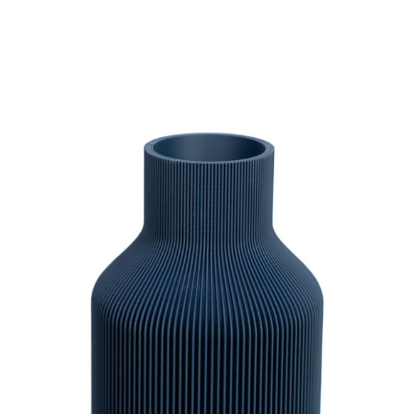 Vase Flasche - navyblau