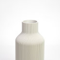 Vase Flasche - weiß - M