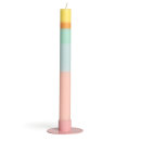 Tafelkerze farbig - Baby Pastell
