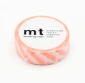 mt Masking Tape - stripe salmon pink