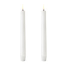 LED Taper Candle, Nordic white. Smooth, Set of 2. 2,3 x...
