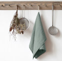 Linen Kitchen Towel - Green Milieu