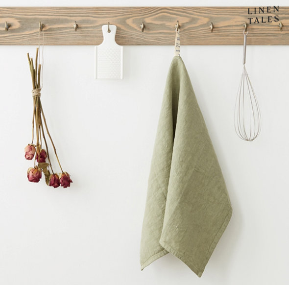 Linen Kitchen Towel - Sage