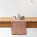 Linen Table Runner, Lightweight - Cafe Creme