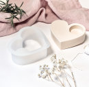 Silicone mould Candle holder heart