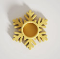 Silicone mold tealight holder Snowflake