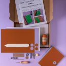 DIY set of booklets withTwine Fastener - Terracotta &...