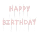 Party Candles – Happy Birthday, rose