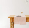 Linen Table Runner Misty Rose 40x150cm