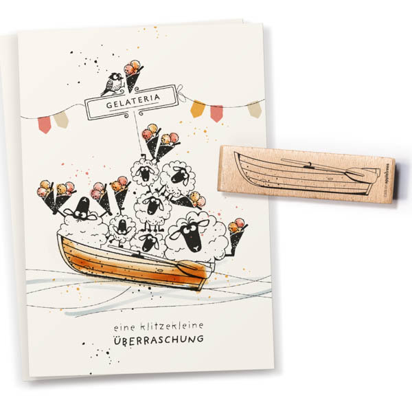 Stempel Ruderboot