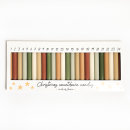 Advent calendar candles - multicoloured - 24 pcs. 1,2 x 12cm