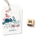 Ministempel Blüte 61 - Vergissmeinnicht