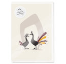 Folded Card Wedding1 - Birds