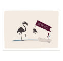 Postkarte You are nice (Flamingo)