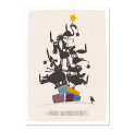 Postkarte Weihnachten (Stapelbaum)