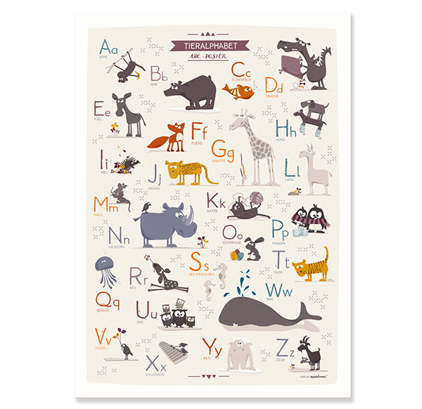 ABC Animal Poster