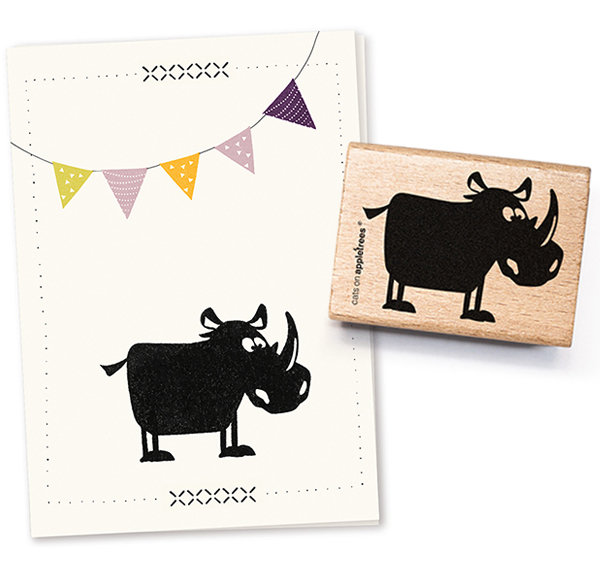 Stamp RhinocerosTheobald