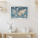 World Map 50 x 70cm